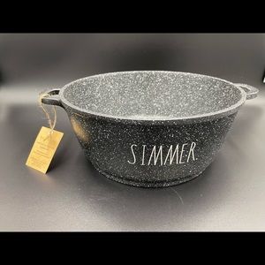 Rae Dunn 6qt Black Cast Aluminum Casserole Pot